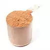 scoop schokolade protein pulver