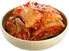 kimchi, gehackt (mit seinen Säften)