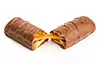 Crunchie Bar, gebrochen in Scherben und staubigen Schutt (empfohlen: Nestle Crunch)