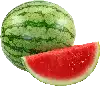 gewürfelte kernlose Wassermelone