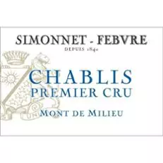 Simonnet-Febvre Chablis Mont de Milieu Premier Cru