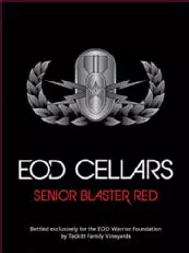 EOD Cellars Warrior Senior Blaster Merlot Wein