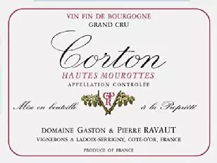 Domaine Ravaut: Grand Cru Hautes Mourottes Pinot Noir Wein