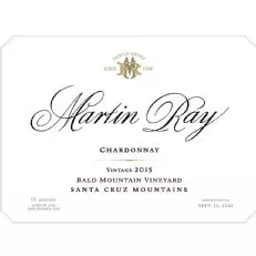 Martin Ray Bald Mountain Weinberg Chardonnay