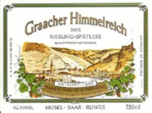 Dr. Thanisch Graacher Himmelreich Spatelese Riesling