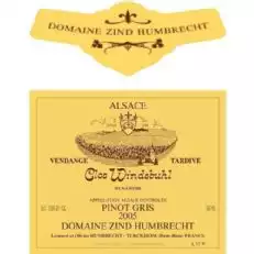 Zind-Humbrecht Clos Windsbühl Vendange Spätburgunder