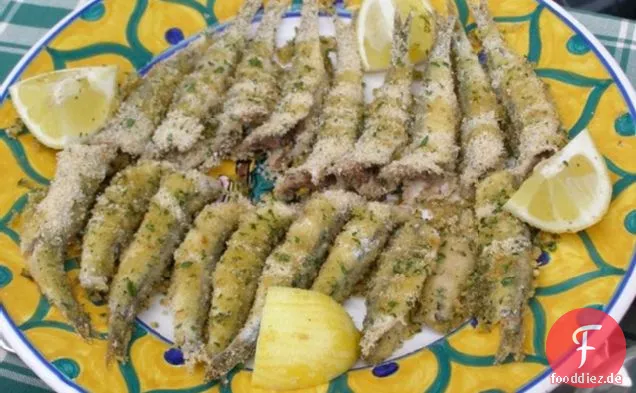 Gebratene Sardellen mit Salbei