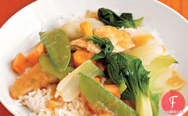 Kantonesisches Huhn mit Gemüse