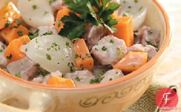 Süßkartoffel-Schweinefleisch-Eintopf