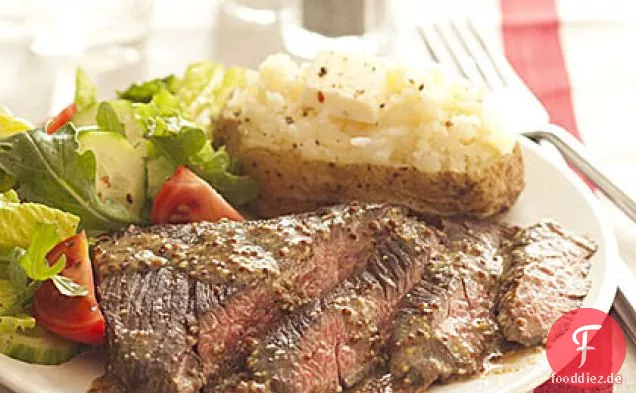 Rocksteak mit Senfsauce