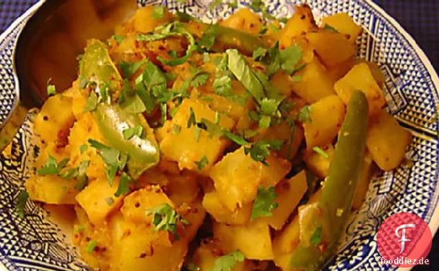 Indische Kartoffeln mit Senfkörnern (Sookhi Bhaji)