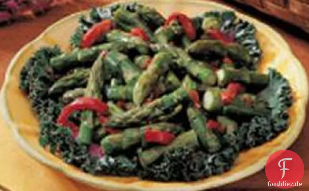 Spargel-Vinaigrette Salat
