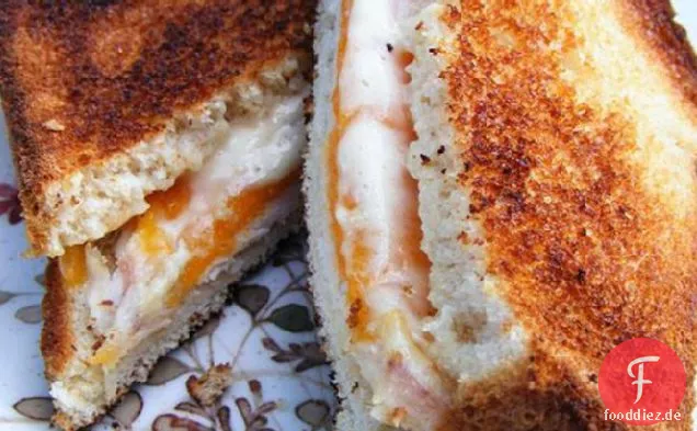 Übrig gebliebene Rotisserie Huhn Sandwich