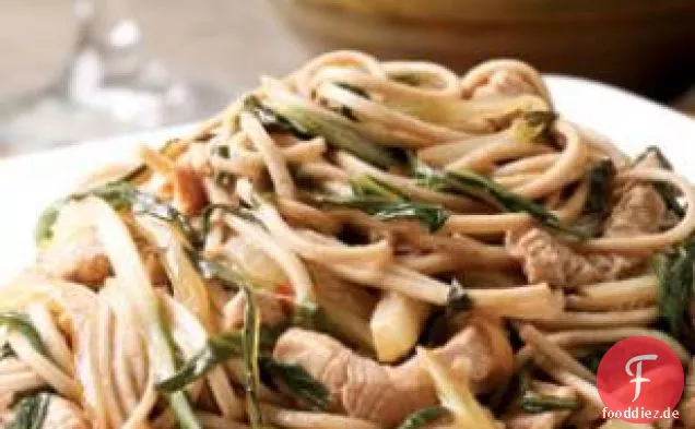 Schweinefleisch & Bok Choy Stir-fry