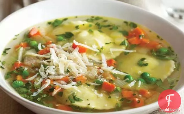 Kräuter-Ravioli-Suppe