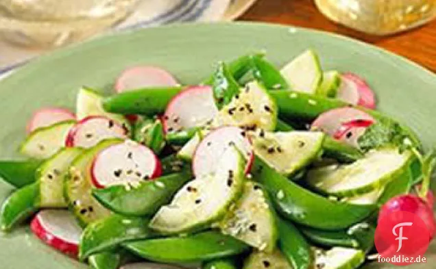 Zucker Snap Erbsensalat