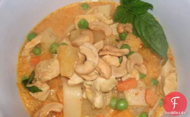 Gelbes Hühnercurry