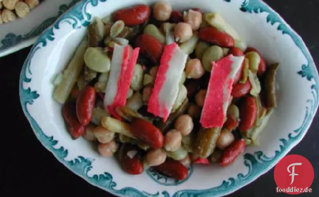 Heißer Fünf-Bohnen-Salat