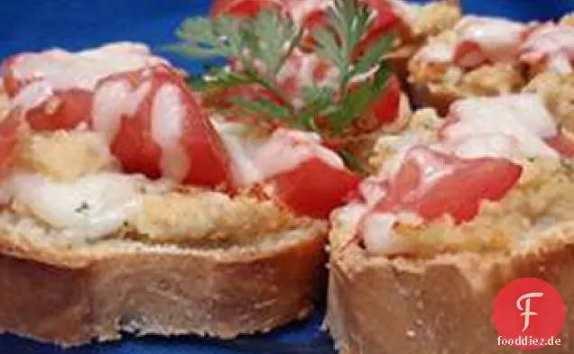 Bruschetta mit Hummus