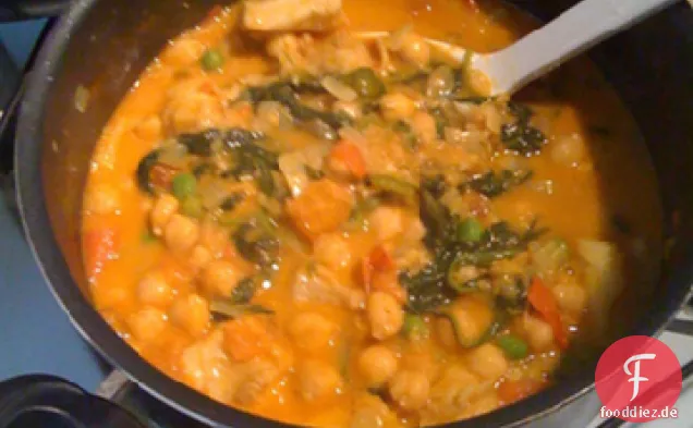Kichererbsen-Gemüse-Curry
