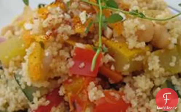 25-Minuten-Tunesischer Gemüse-Couscous