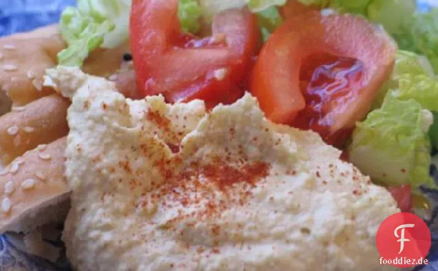 Würziger Kichererbsen-Dip (Hummus)