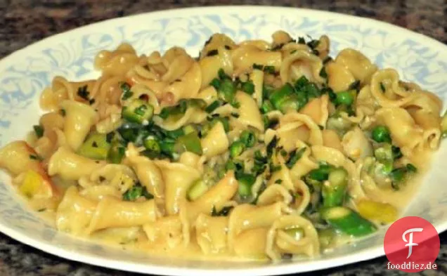 Frühlingsgemüse Pasta-Amerikas Testküche