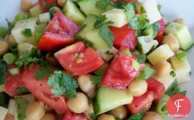 Tomaten-Kichererbsen-Salat