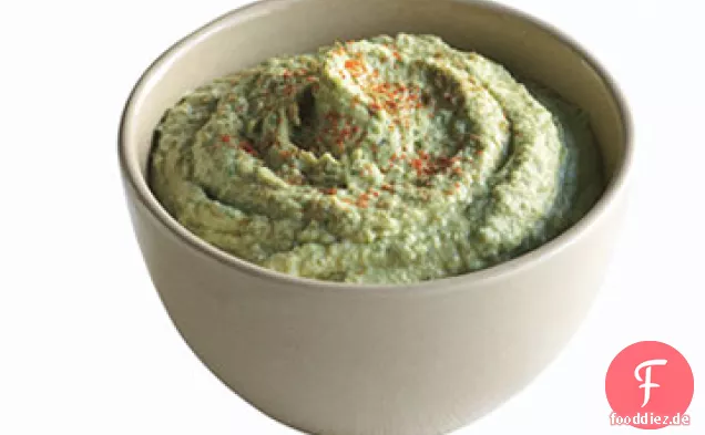 Petersilie Hummus für Blumenkohl Crudites