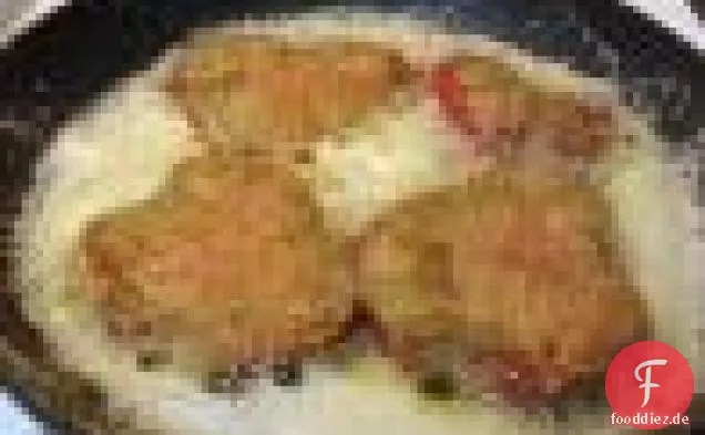 Curry-Erbsen-Frittata mit frischem Tomaten-Chutney