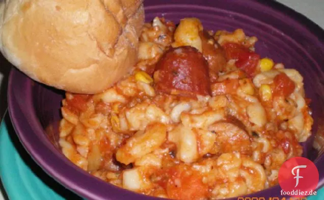 Crock Pot Wurst Pasta Eintopf