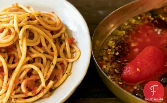 Geröstete Tomaten-Spaghetti