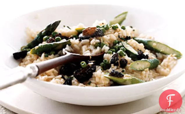 Risotto mit Spargel und Morchel Ragoût