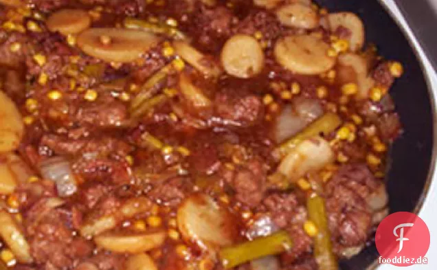 Würfel Steak Eintopf
