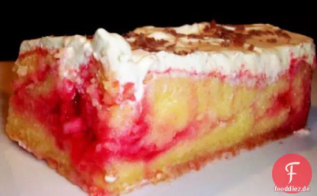 Himbeer-Poke-Kuchen