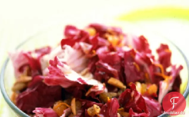 Radicchio und Orangensalat