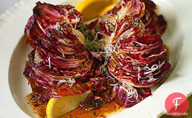 Gegrillter Radicchio und Fontina