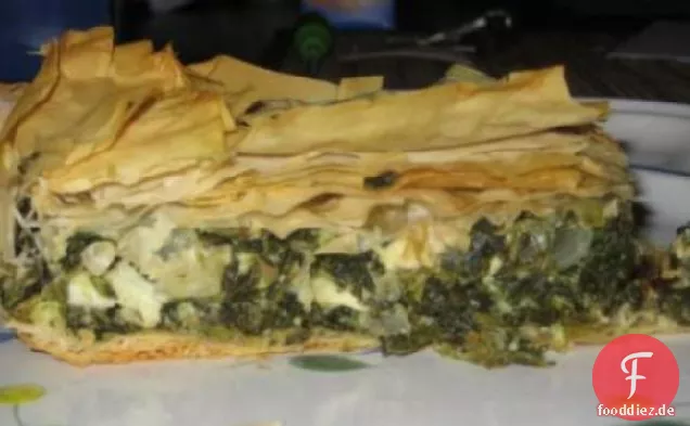 Spanokopita (Griechischer Spinatkuchen)