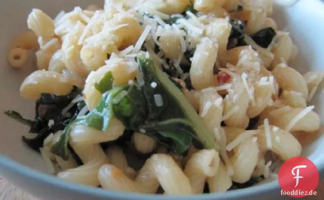 Pasta Mit Mangold und Speck Lemony Ricotta