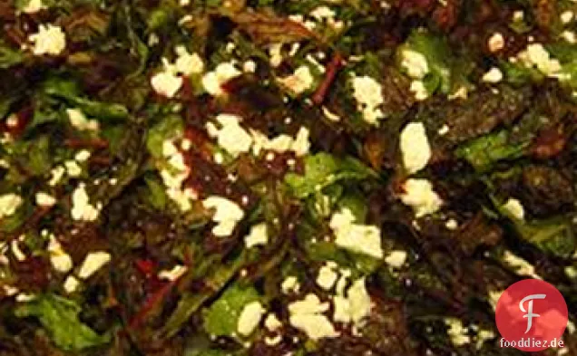 Gerösteter Mangold mit Feta