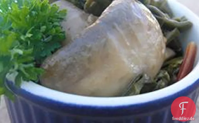 Herzhafter Mangold mit Portobellos