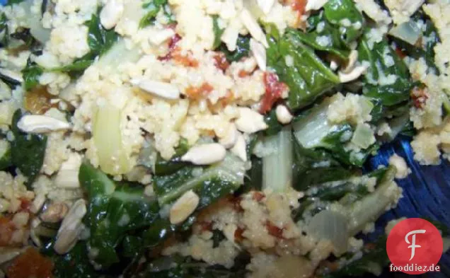 Geröstete Quinoa nach sizilianischer Art