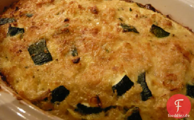 Süßkartoffel, Mangold und Quinoa-Gratin