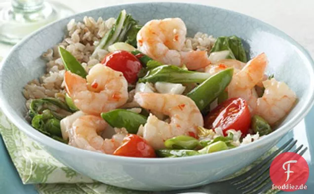 Sizzling Garnelen Stir-Fry