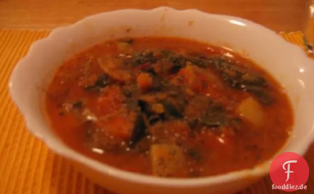 Linsen-Gemüse-Suppe