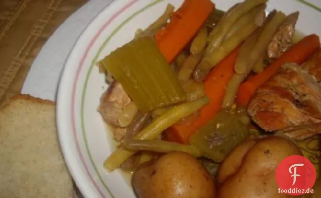 Chicken Pot Au Feu