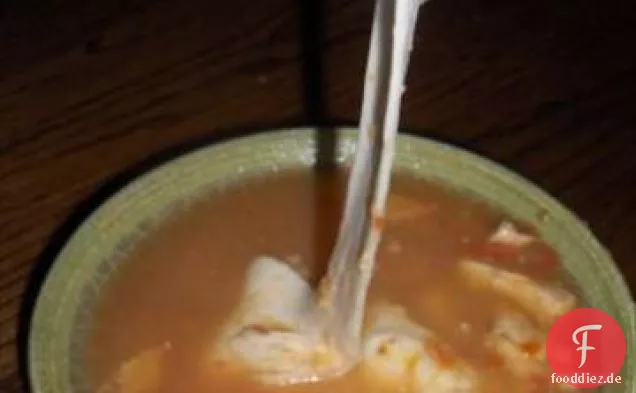 Einfache Salsa-Suppe