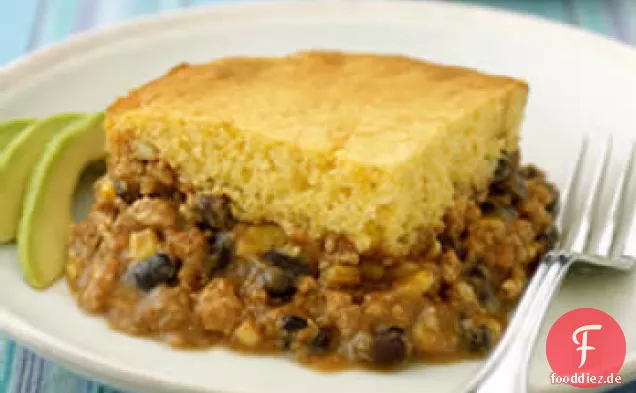 Super Schnelle Chili Cornbread Pie