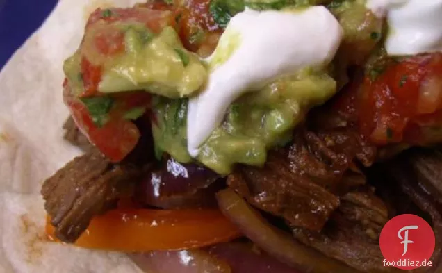Rindfleisch Fajitas Mit Pico De Gallo