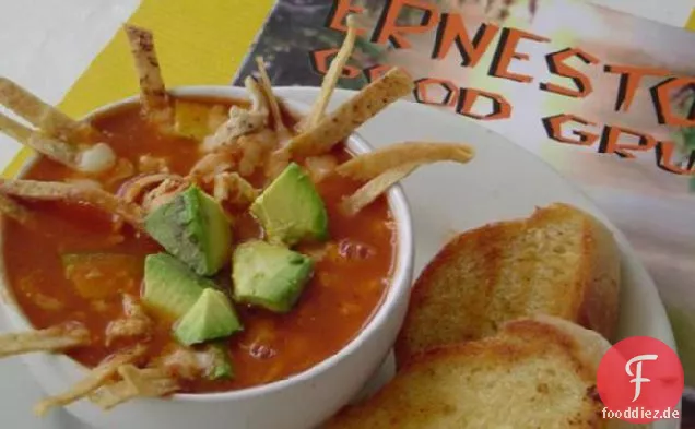 Dionicias berühmte Hühner-Tortilla-Suppe